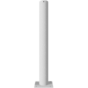 Barrier posts | Steel tube  102 x 2,9 mm | stationary, to be fixed by plugs | hot-dip galvanized | with 1 eyelet